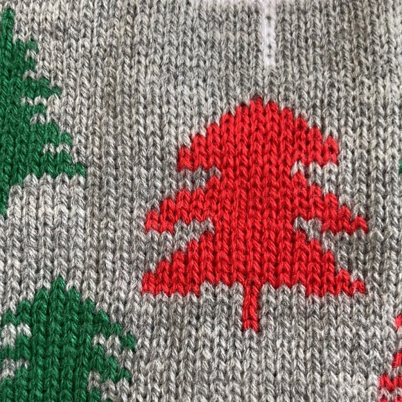 Small dog holiday pet sweater Christmas trees ugly Christmas sweater for dog cat - Picture 9 of 17